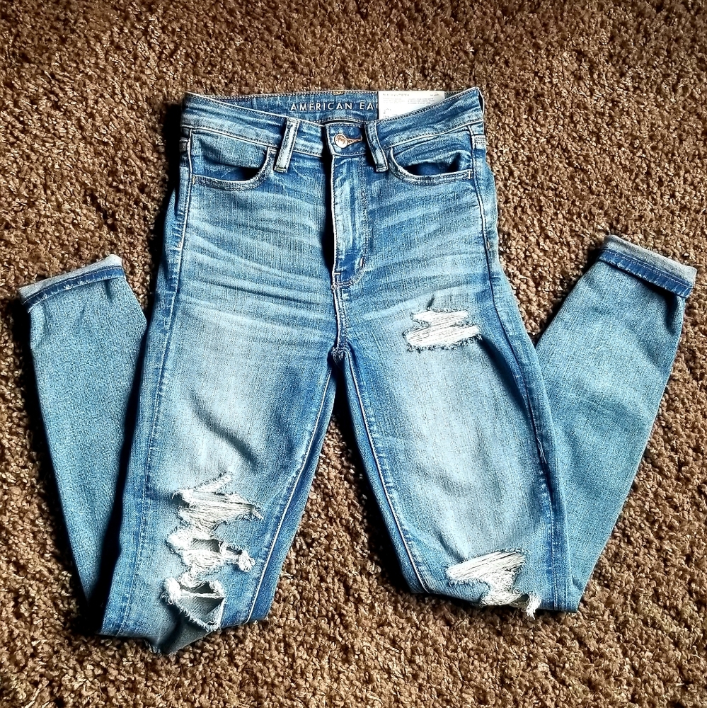 American Eagle Hi-rise skinny jeans